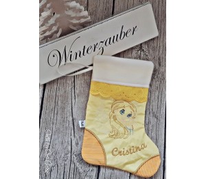 Stickserie - Engel Line Art